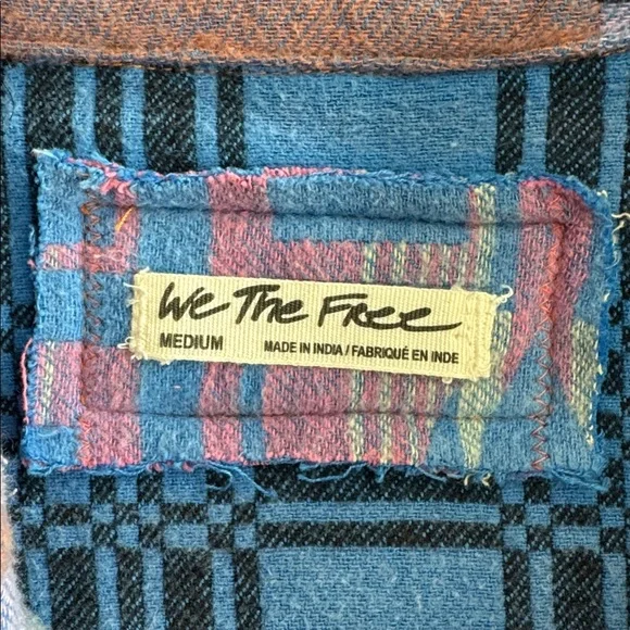 Free People/We The Free Arizona Sky Pullover in Blue - Picture 2 of 7